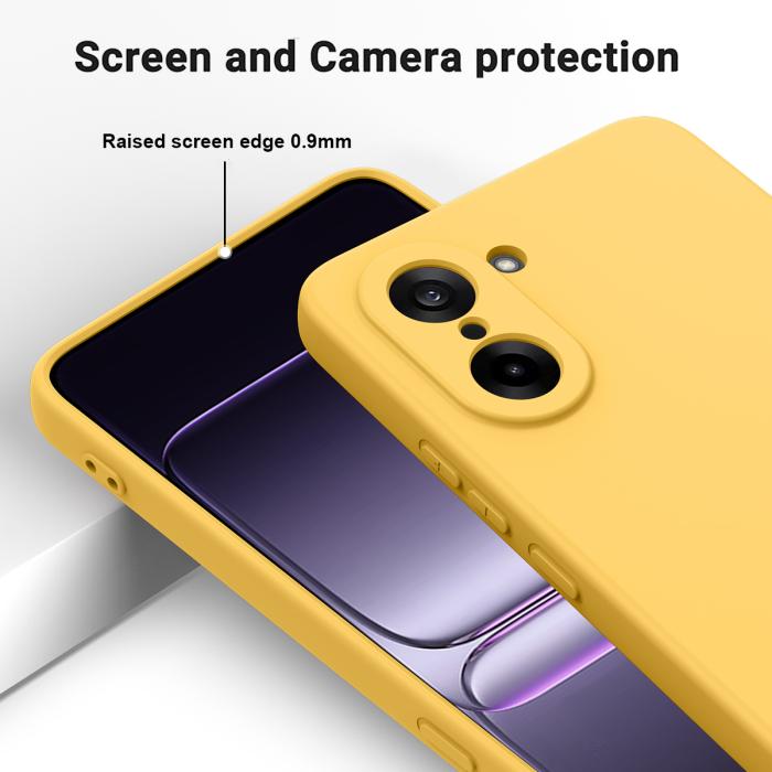 Bild 4, OnePlus Nord CE5 Skal Liquid Silikon Gul