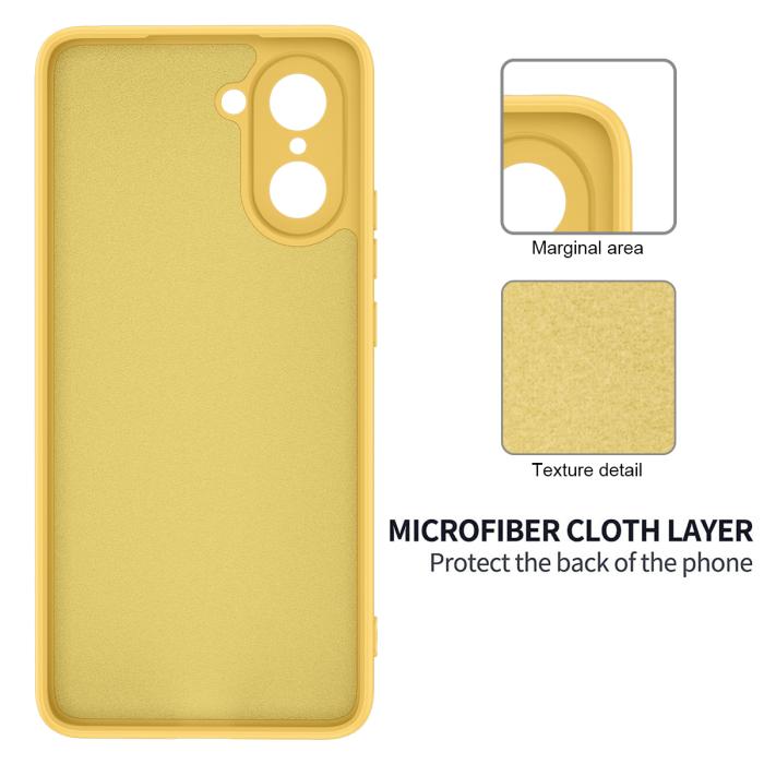 Bild 6, OnePlus Nord CE5 Skal Liquid Silikon Gul