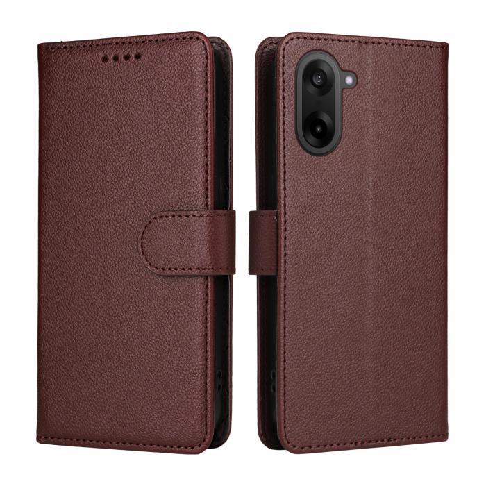 Bild 2, OnePlus Nord CE5 Plånboksfodral Läder Brun