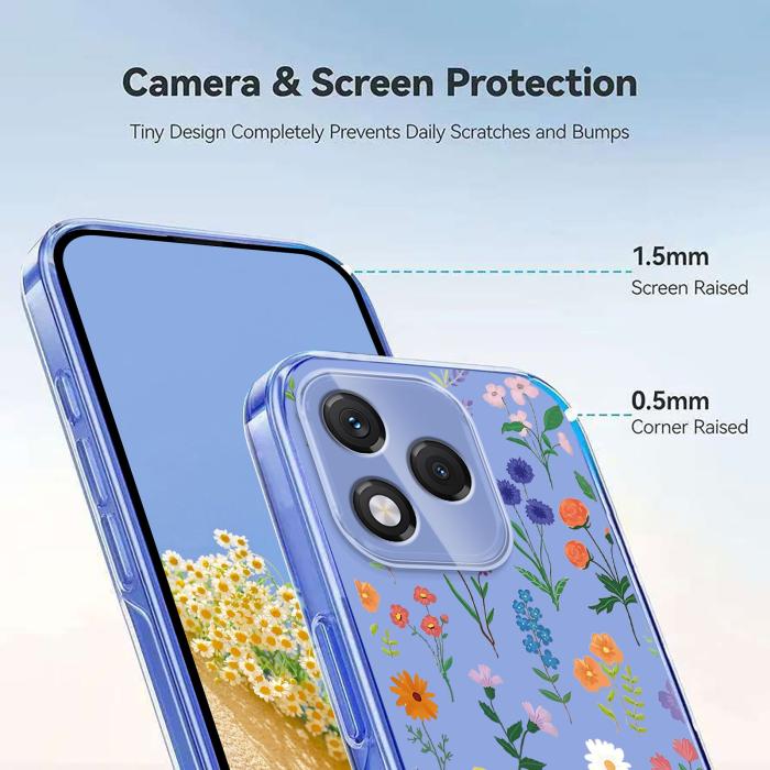 Bild 4, Honor 400 Lite Skal Med Tryck Blommor