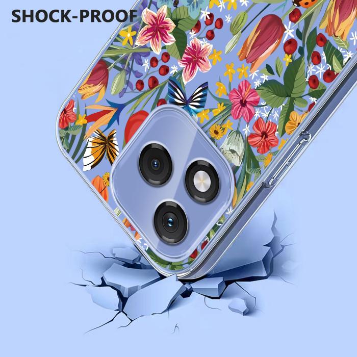 Bild 3, Honor 400 Lite Skal Med Tryck Blommor