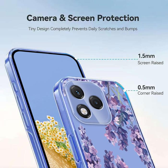 Bild 4, Honor 400 Lite Skal Med Tryck Blommor