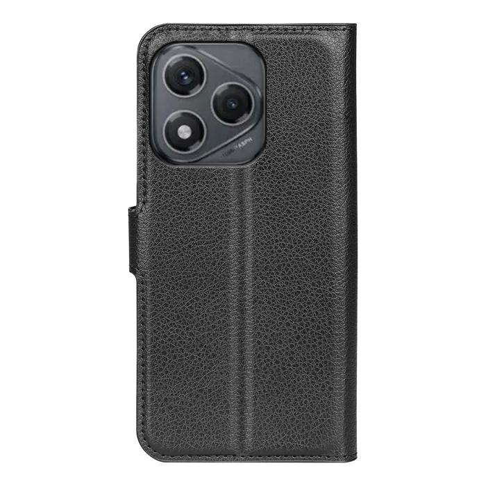 Bild 3, Honor 400 Smart Fodral Litchi Läder Svart