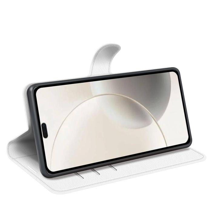 Bild 6, Honor 400 Smart Fodral Litchi Läder Vit