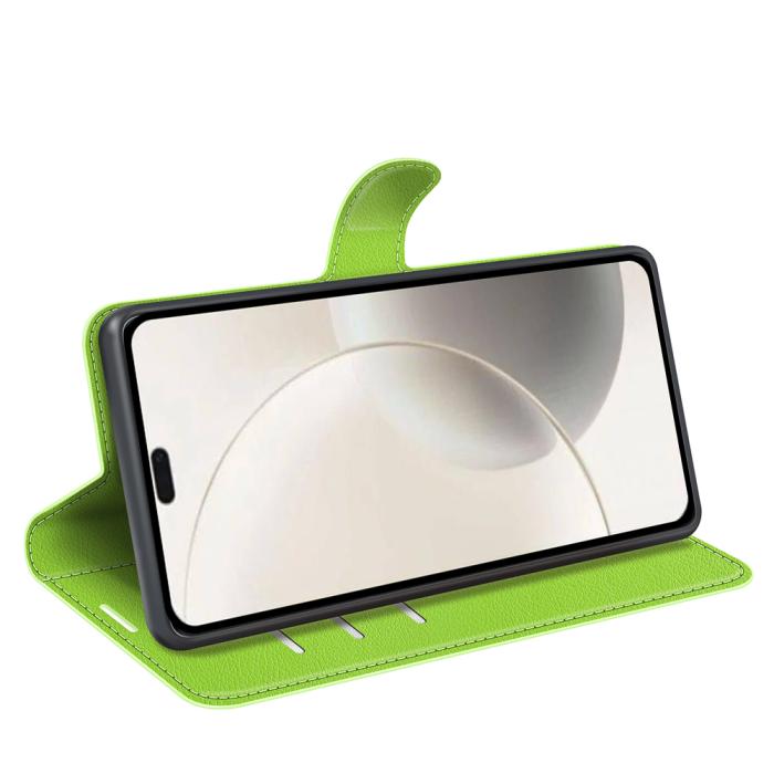 Bild 6, Honor 400 Smart Fodral Litchi Läder Grön