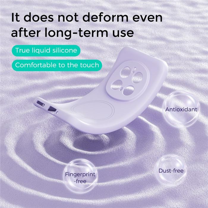 Bild 5, ABEEL Honor Magic7 Pro Skal MagSafe Liquid Silicone Svart