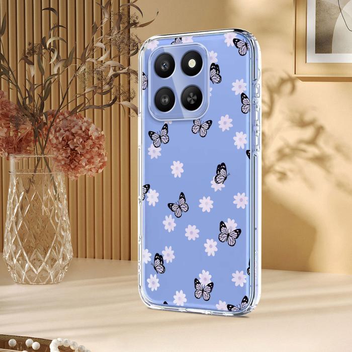 Bild 5, Honor 400 Smart Skal Med Tryck Fjärilar / Blommor