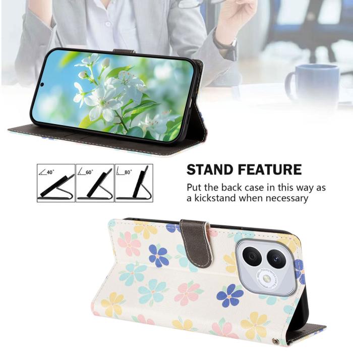 Bild 2, Honor 400 Lite Fodral Med Tryck Färgglada Blommor