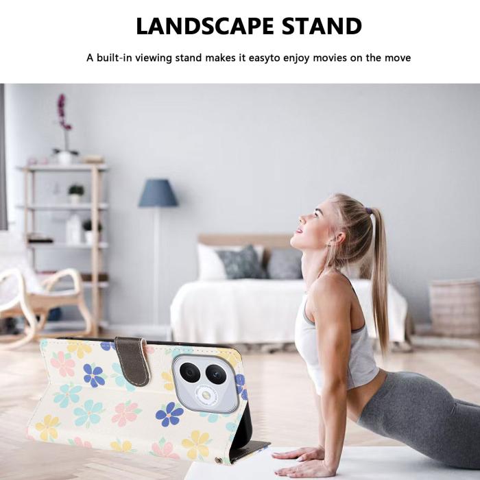 Bild 3, Honor 400 Lite Fodral Med Tryck Färgglada Blommor