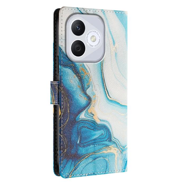 Bild 4, Honor 400 Lite Fodral Med Tryck Blå Marmor