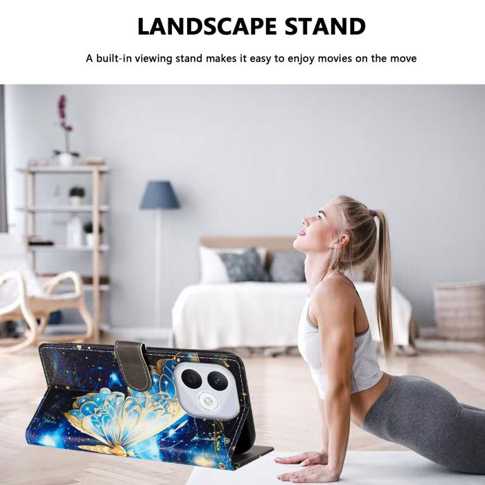 Bild 3, Honor 400 Lite Fodral Med Tryck Stor Fjäril