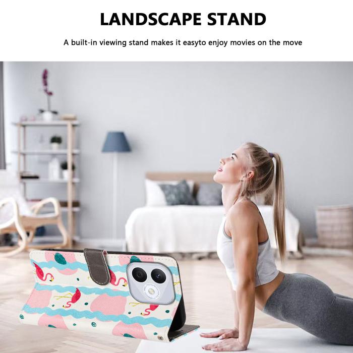 Bild 3, Honor 400 Lite Fodral Med Tryck Flamingos