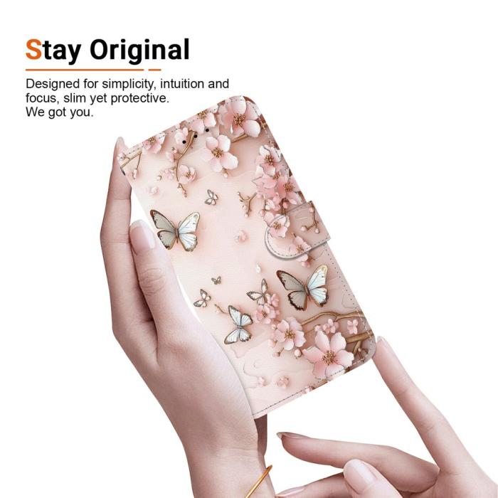 Bild 5, Honor 400 Smart Fodral Läder Pink Butterfly