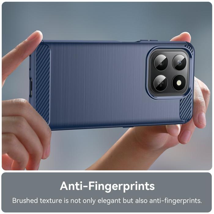 Bild 5, Honor 400 Smart Skal Borstad Stål Textur Blå