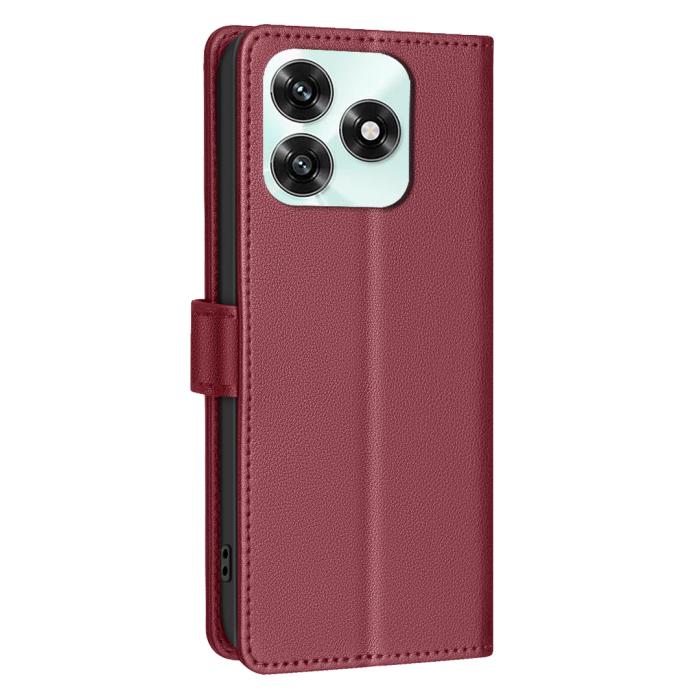 Bild 3, BINFEN Honor X5c Plus Fodral RFID Läder Röd