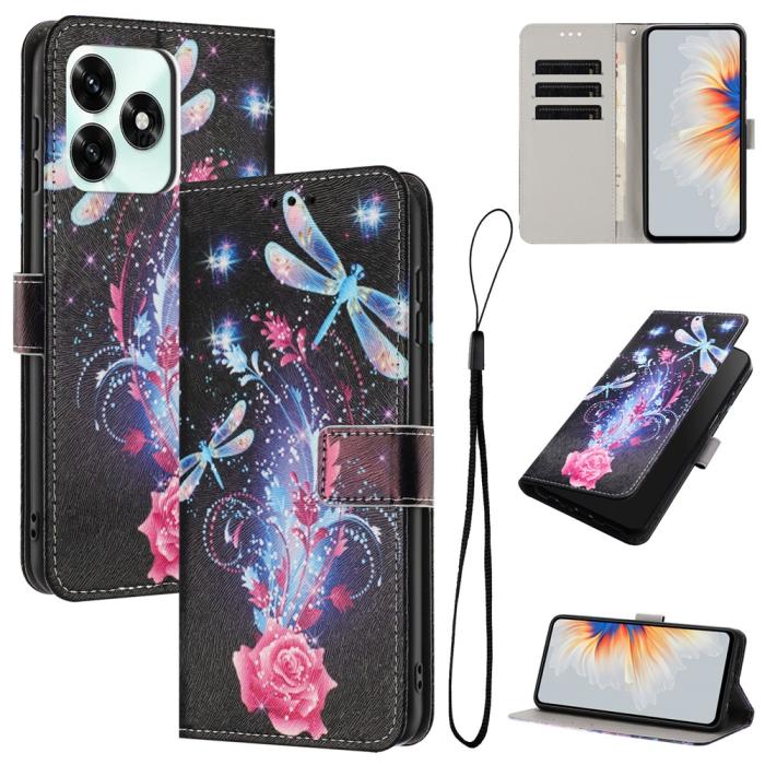 Bild 2, Honor X5c Plus Fodral Med Tryck Trollslända