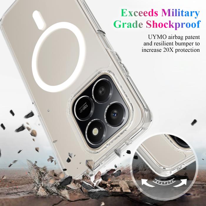 Bild 6, Honor 400 Smart Skal MagSafe Hybrid Transparent