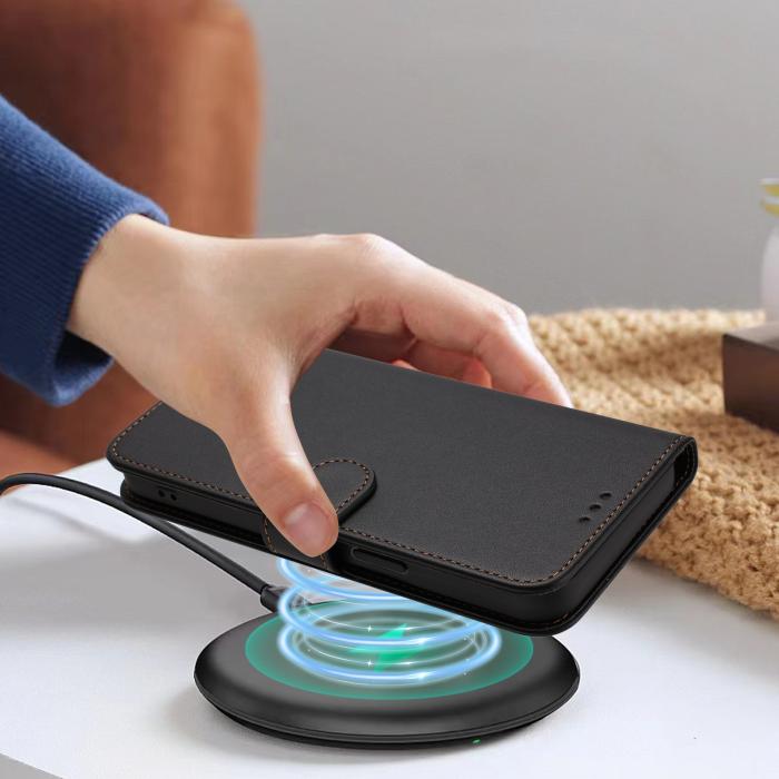 Bild 4, Honor X5c Plus Fodral Läder Svart