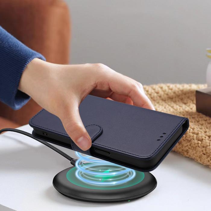 Bild 4, Honor X5c Plus Fodral Läder Blå