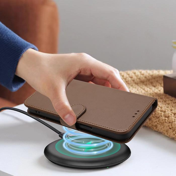 Bild 4, Honor X5c Plus Fodral Läder Brun