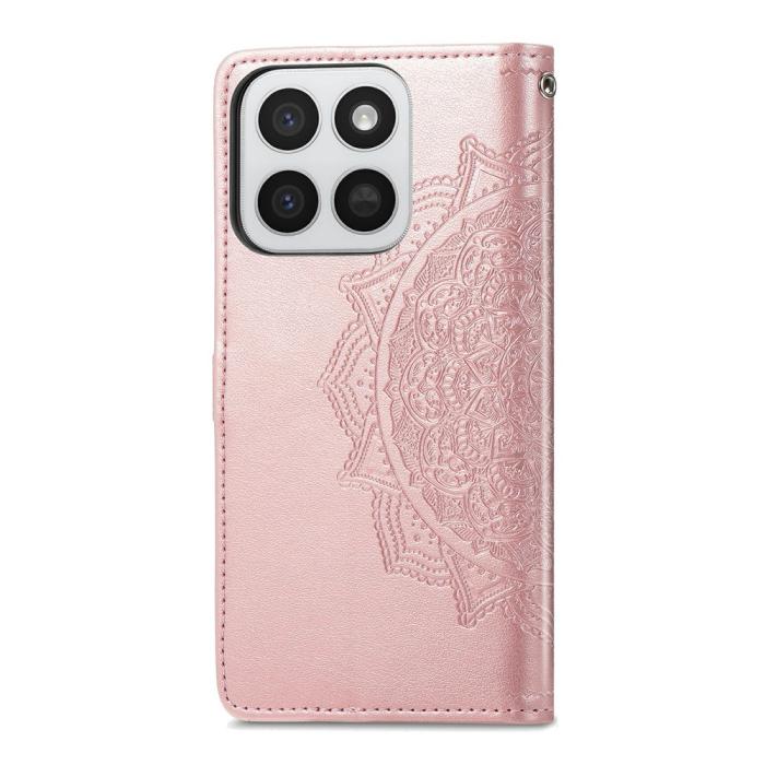 Bild 6, Honor 400 Smart Fodral Mandala Läder Roséguld