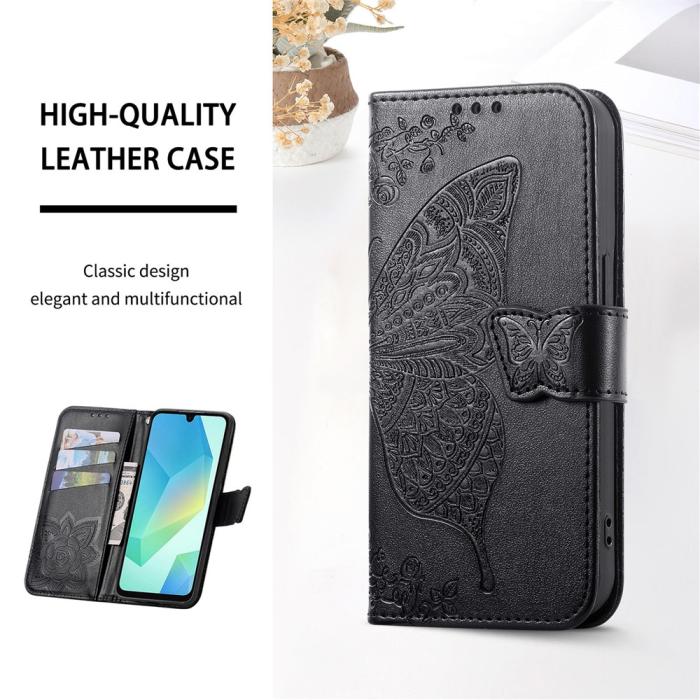 Bild 6, Honor 400 Smart Fodral Med Fjäril Tryck Svart