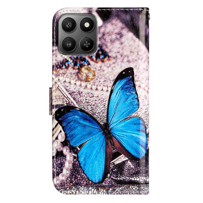 Bild 2, Honor 400 Smart Fodral Med Tryck Blå Fjäril