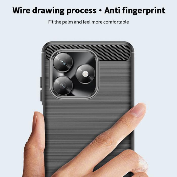 Bild 4, MOFI Honor X5c Plus Skal Borstad Stål Texur Svart