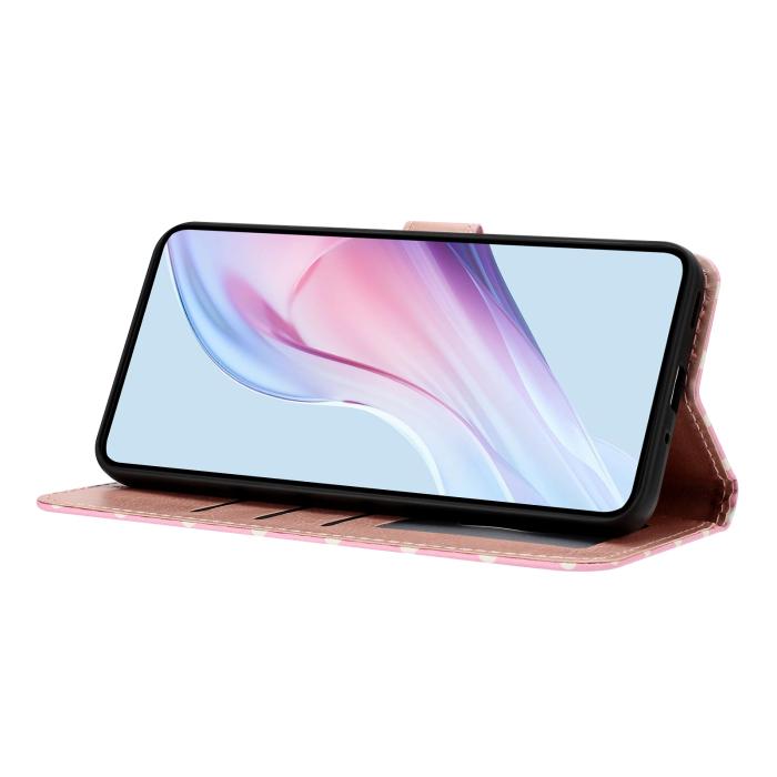 Bild 5, OnePlus Nord CE5 Fodral Polka Dot Rosa / Vit