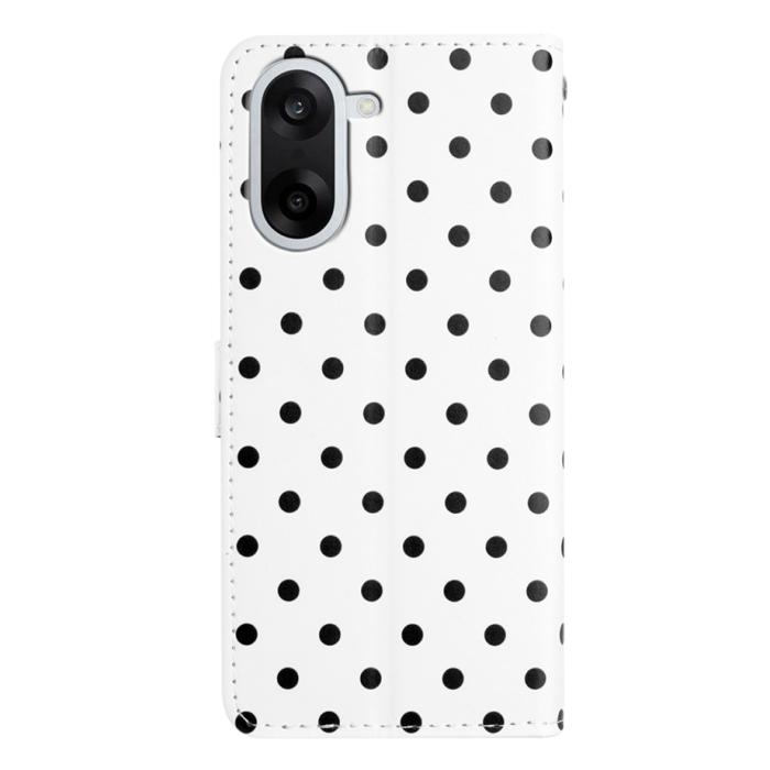 Bild 2, OnePlus Nord CE5 Fodral Polka Dot Vit / Svart