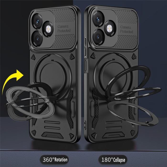 Bild 3, Honor X5c Plus Skal MagSafe Kickstand Svart