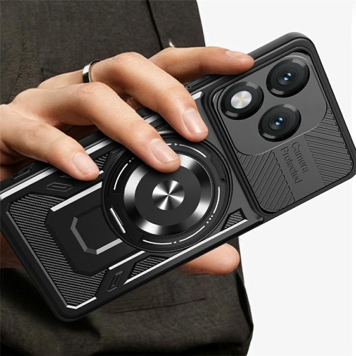 Bild 2, Honor 400 Lite Skal MagSafe Kickstand Svart