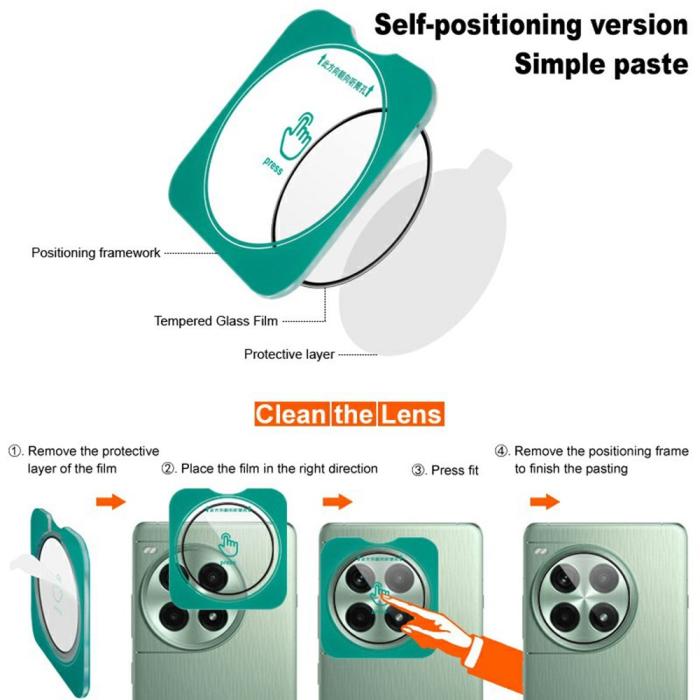 Bild 5, IMAK Honor Magic7 Pro Linsskydd Härdat Glas Transparent