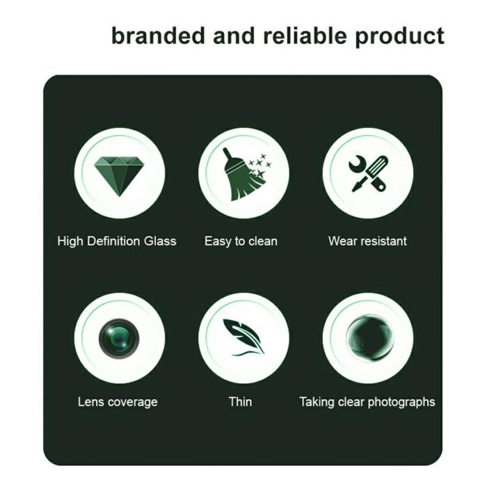 Bild 5, IMAK Honor Magic7 Pro Linsskydd Härdat Glas Svart