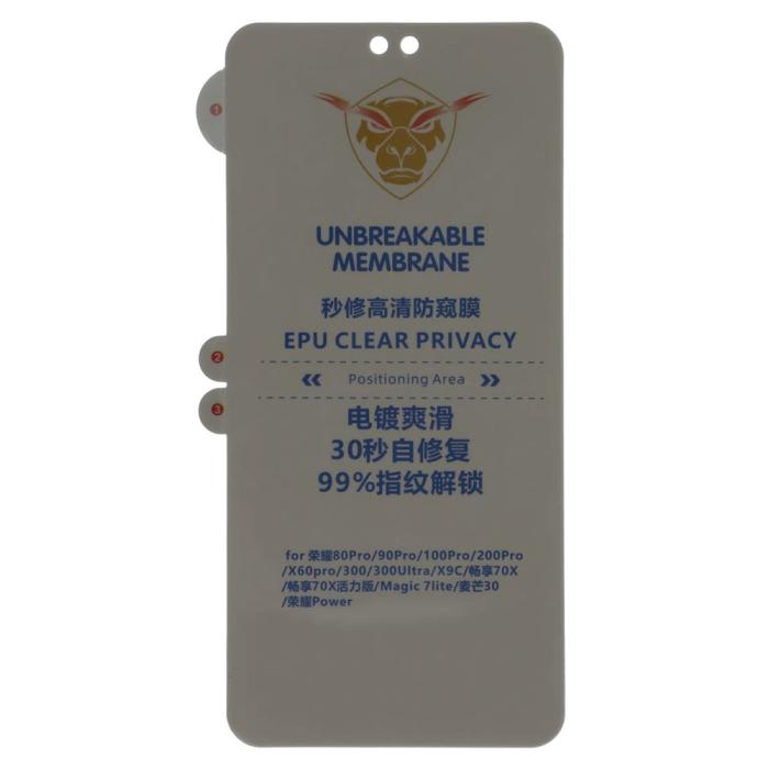 Bild 2, Honor Magic7 Lite Skärmskydd Heltäckande PET Privacy