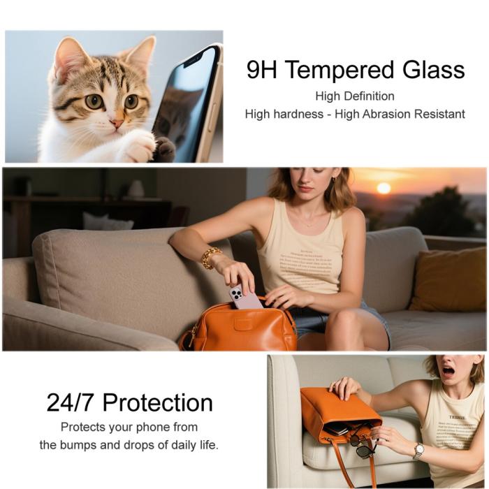 Bild 6, IMAK Honor 400 Smart Skärmskydd Heltäckande Härdat Glas