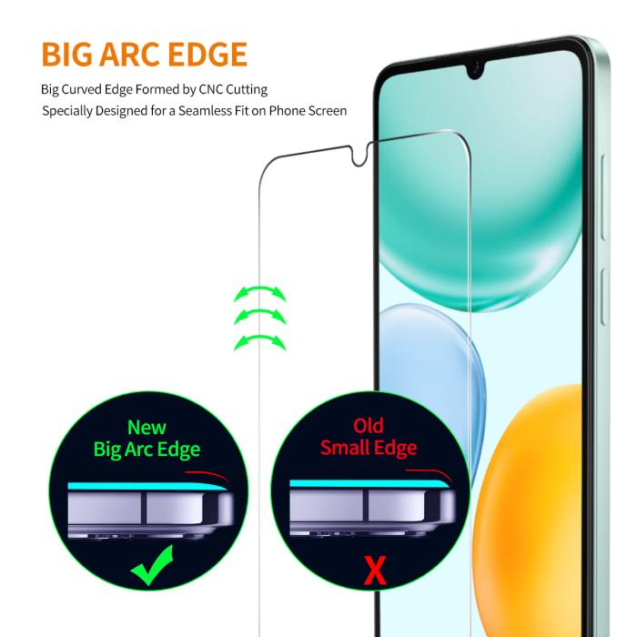 Bild 4, ENKAY Honor X5c Plus 2-PACK Skärmskydd Härdat Glas