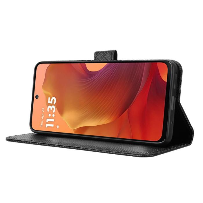 Bild 3, Motorola Moto G15 / G15 Power Fodral Läder Svart