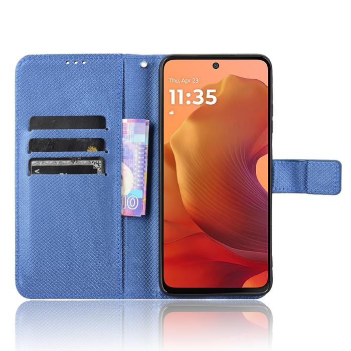 Bild 2, Motorola Moto G15 / G15 Power Fodral Läder Blå