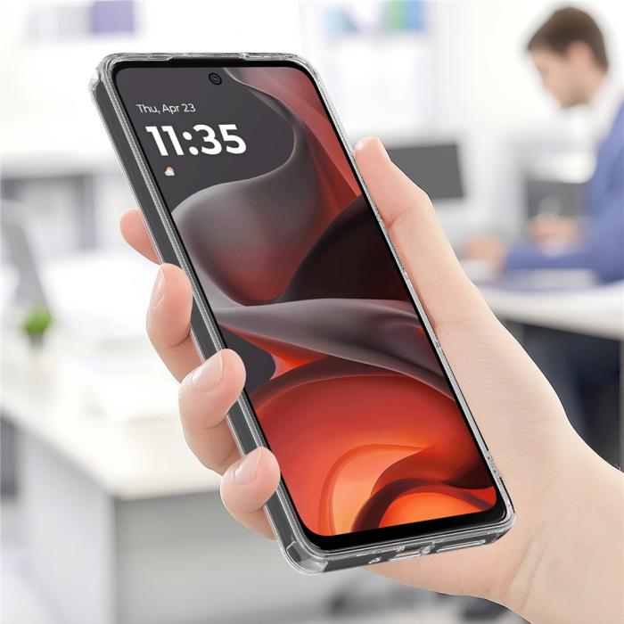 Bild 5, Motorola Moto G15/G15 Power Skal MagSafe Hybrid Transparent