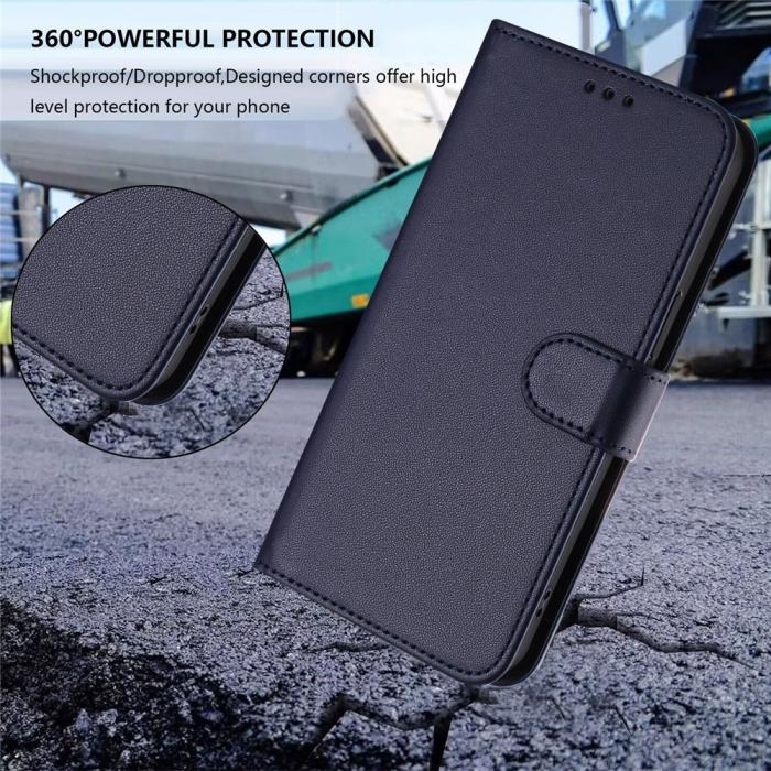 Bild 6, Motorola Moto G15 / G15 Power Fodral Läder Blå