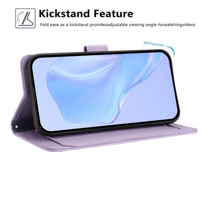 Bild 2, Motorola Moto G15 / G15 Power Fodral Läder Lila