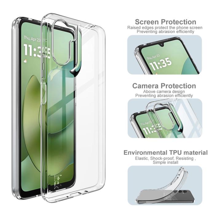 Bild 4, IMAK Motorola Moto G06 / G06 Power Skal Soft TPU Transparent