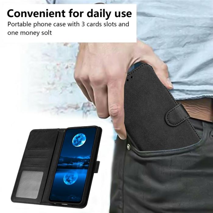 Bild 5, Motorola Moto G06 / G06 Power Fodral Läder Svart