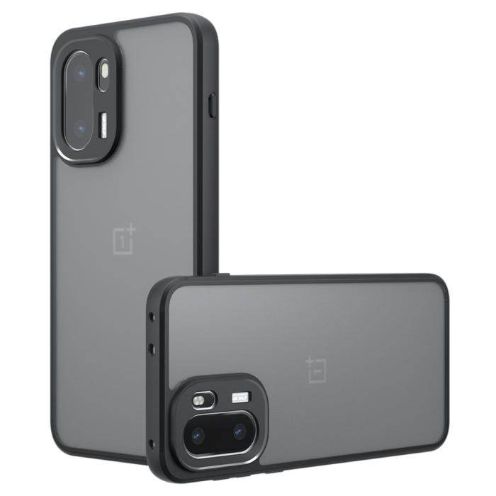 Bild 2, OnePlus 15R Skal Hybrid Matt Transparent / Svart