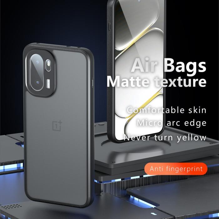 Bild 3, OnePlus 15R Skal Hybrid Matt Transparent / Svart