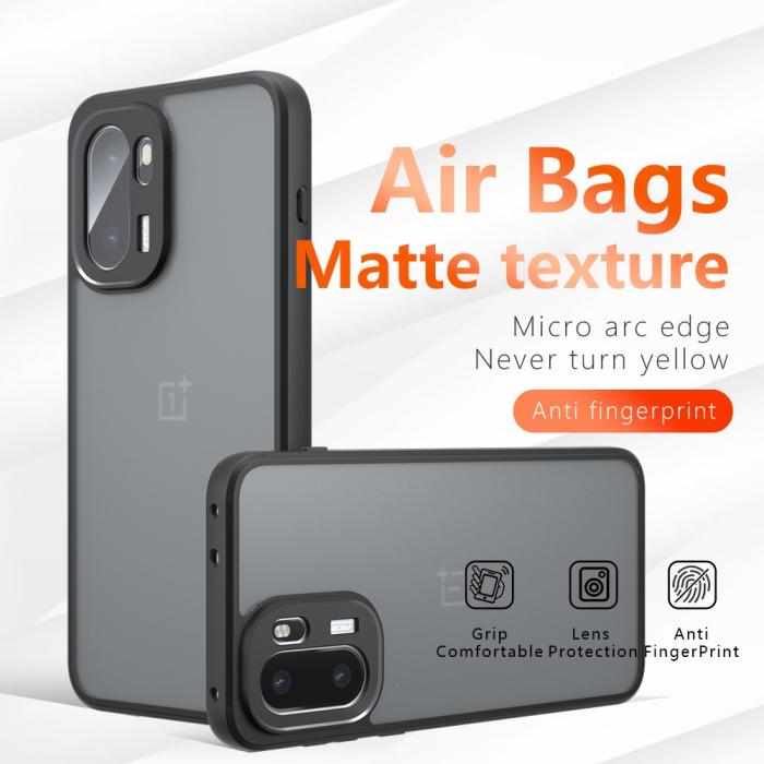 Bild 5, OnePlus 15R Skal Hybrid Matt Transparent / Svart