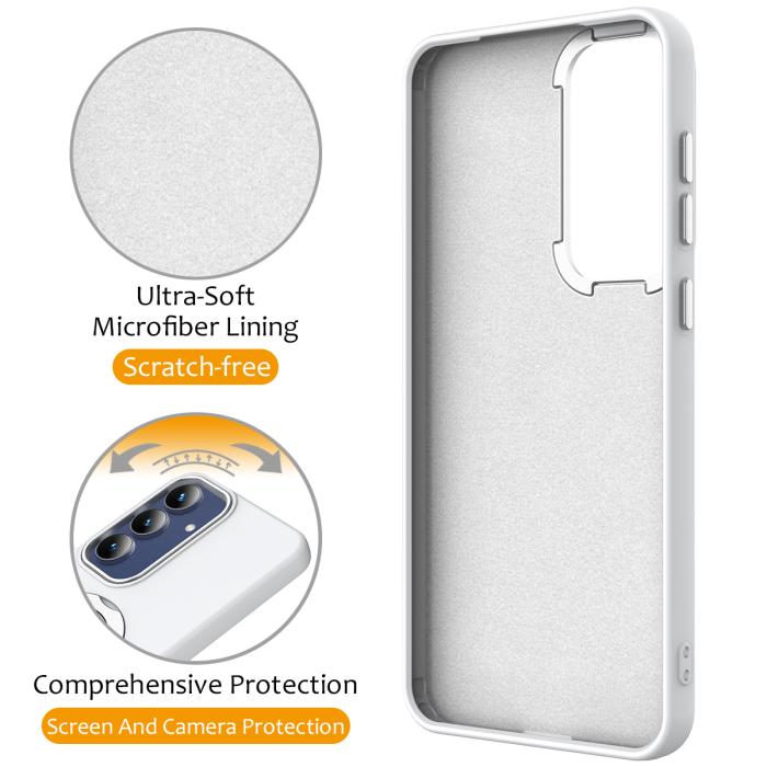 Bild 3, Samsung Galaxy A26/A17 Skal MagSafe Kickstand Hybrid Vit