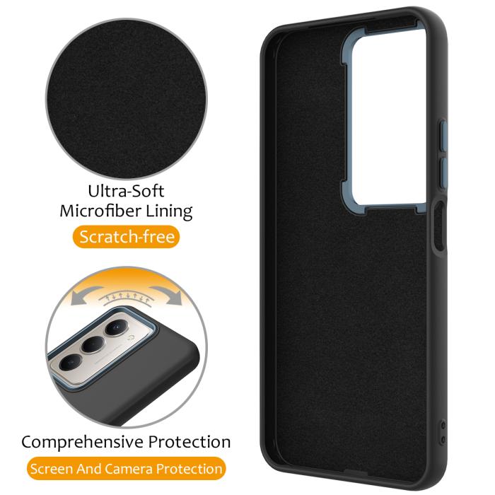 Bild 3, Samsung Galaxy S24 FE Skal MagSafe Kickstand Hybrid Svart