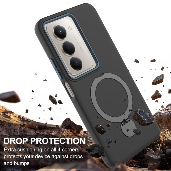 Bild 4, Samsung Galaxy S24 FE Skal MagSafe Kickstand Hybrid Svart